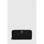 Coach portofel de piele femei, culoarea negru