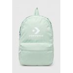 Converse rucsac culoarea verde, mare, cu imprimeu