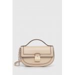 Furla poseta de piele culoarea bej