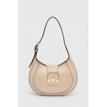 Furla poseta de piele culoarea bej