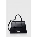 Karl Lagerfeld poseta culoarea negru