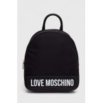 Love Moschino rucsac femei, culoarea negru, mic, cu imprimeu