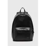 Coach ghiozdan de piele barbati, culoarea negru, mare, neted