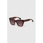 AllSaints ochelari de soare femei, culoarea maro