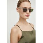AllSaints ochelari de soare femei, culoarea transparent