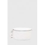Answear Lab borseta de piele culoarea alb