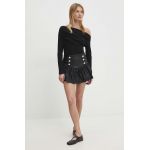 Answear Lab fusta culoarea negru, mini, evazati