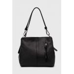 Answear Lab poseta de piele culoarea negru