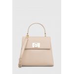 Furla poseta de piele culoarea roz