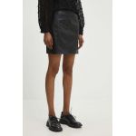 Answear Lab fusta culoarea negru, mini, drept