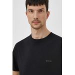 Bomboogie tricou din bumbac barbati, culoarea negru, neted