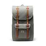 Herschel rucsac Little America culoarea verde, mare, neted
