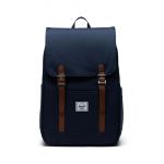 Herschel rucsac Retreat Small Backpack culoarea albastru marin, mare, neted