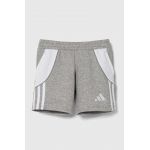 adidas Performance pantaloni scurti copii TIRO24 SWSHOY culoarea gri, melanj, talie reglabila