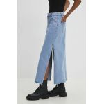 Answear Lab fusta jeans maxi, drept