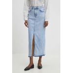 Answear Lab fusta jeans maxi, drept