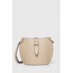 Furla poseta de piele culoarea bej
