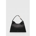 Furla poseta de piele culoarea negru