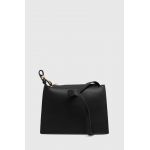 Furla poseta de piele culoarea negru
