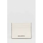 Karl Lagerfeld carcasa din piele culoarea alb