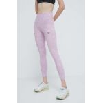 Puma jambiere de yoga STUDIO FOUNDATION culoarea roz, cu model, 524850