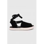 Sorel sandale din piele intoarsa ONA STREETWORKS DRILLE F femei, culoarea negru, 2069891010