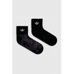adidas Originals sosete 2-pack culoarea negru, IU0186