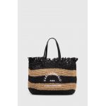 Karl Lagerfeld geanta de plaja culoarea negru