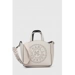 Karl Lagerfeld poseta de piele culoarea alb