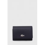 Lacoste portofel femei, culoarea albastru marin