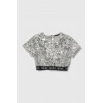 Sisley bluza copii culoarea gri
