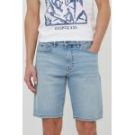 BOSS Orange pantaloni scurți jeans bărbați 50513490