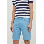 BOSS Orange pantaloni scurți jeans bărbați 50514494