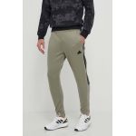 adidas pantaloni de trening TIRO culoarea verde, modelator, IS1504