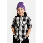 Coccodrillo camasa de bumbac pentru copii culoarea negru