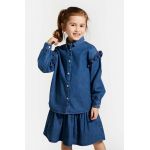 Coccodrillo camasa din denim pentru copii
