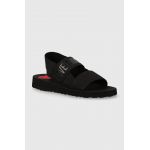 Love Moschino sandale femei, culoarea negru, JA16033G0IJN7000