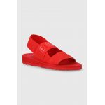 Love Moschino sandale femei, culoarea rosu, JA16033G0IJN7500
