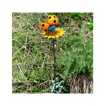 Decoratiune Engros gradina, plastic gargarita pe bat, 74 cm