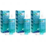 Solutie intretinere lentile de contact Solo-Care Aqua 3 x 360 ml + suport lentile cadou