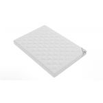 Saltea cu spumă poliuretanică Somnart HypoallergenicMed Bumbac 180x200, înălțime 16 cm, hipoalergenică, husă cu fermoar, rulată, fermitate medie