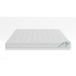 Saltea cu spumă poliuretanică Somnart HypoallergenicMed Bumbac 160x200, înălțime 16 cm, hipoalergenică, husă cu fermoar, rulată, fermitate medie