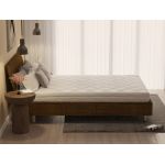 Saltea cu spumă poliuretanică Somnart HypoallergenicMed Bumbac 140x200, înălțime 16 cm, hipoalergenică, husă cu fermoar, rulată, fermitate medie