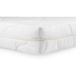 Saltea cu spumă poliuretanică Somnart HypoallergenicMed Bumbac 160x200, înălțime 16 cm, hipoalergenică, husă cu fermoar, rulată, fermitate medie