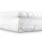 Saltea cu spuma poliuretanica Somnart Air-flow 160x200, inaltime 16 cm, super-ventilata, husa 3D Bumbac Natur lavabila, detasabila, hipoalergenica, rulata, fermitate medie