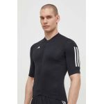 adidas Performance tricou de ciclism culoarea negru, cu imprimeu, IR7933