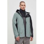 adidas TERREX geaca de ploaie Multi 2.5 L RAIN.RDY barbati, culoarea verde, IN4770