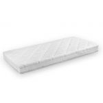 Saltea cu spuma poliuretanica Somnart Air-flow 140x200, inaltime 16 cm, super-ventilata, husa 3D Bumbac Natur lavabila, detasabila, hipoalergenica, rulata, fermitate medie
