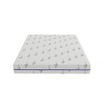 Saltea cu memorie Somnexpert Lavanda 140x200, înălțime 16 cm, ortopedică, husă tratată cu lavandă, lavabilă, cu fermoar, rulată, fermitate medie