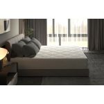 Saltea cu memorie Somnart Silver Relax 140x200, înălțime 24 cm, husă cu ioni de argint, cu mânere, fermitate medie